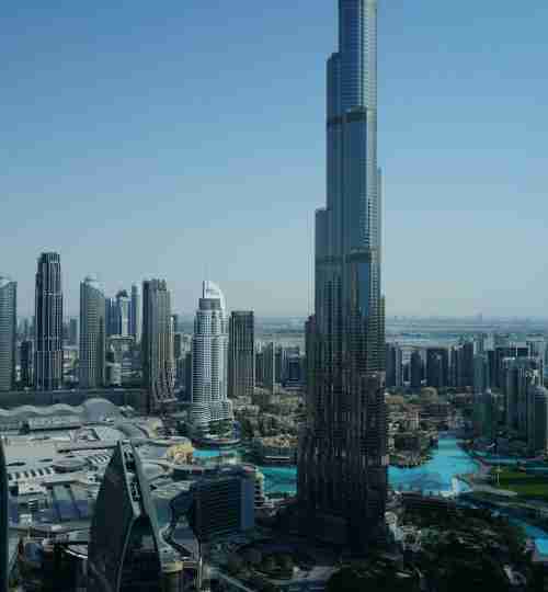 Sheikh Zayed Road et gratte-ciel modernes de Dubaï